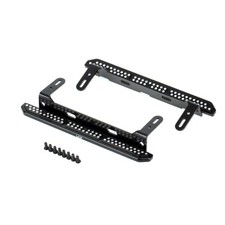 LCX Aluminum Rock Sliders Side Step Foot-Plate Upgrades Parts for Traxxas TRX4