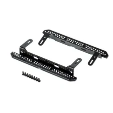 LCX Aluminum Rock Sliders Side Step Foot-Plate Upgrades Parts for Traxxas TRX4