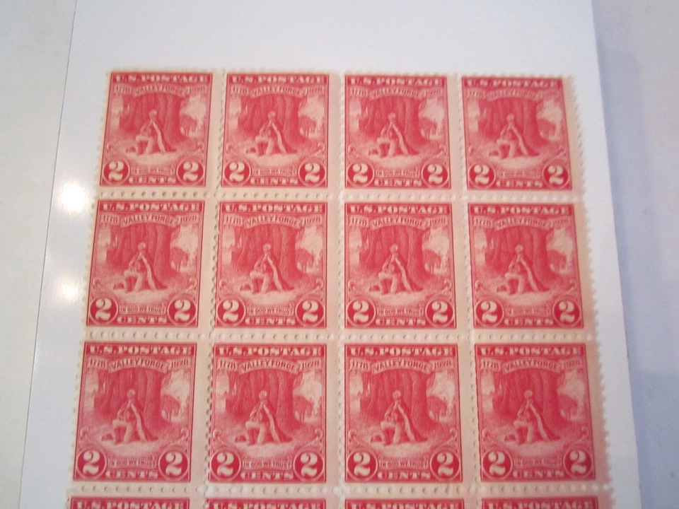 1928 U.S. STAMP SCOTT #645 TWO CENT PARTIAL STAMP SHEET OF 20 STAMPS - OFC-D - Image 2 of 4