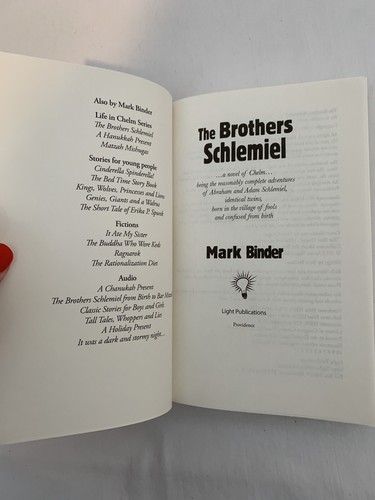 The Brothers Schlemiel By Mark Binder, Paperback Book NEW - Picture 6 of 7