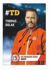 20-21 Eishockey AK/Postcard - Thomas Dolak - D&uuml;sseldorfer EG - Signiert
