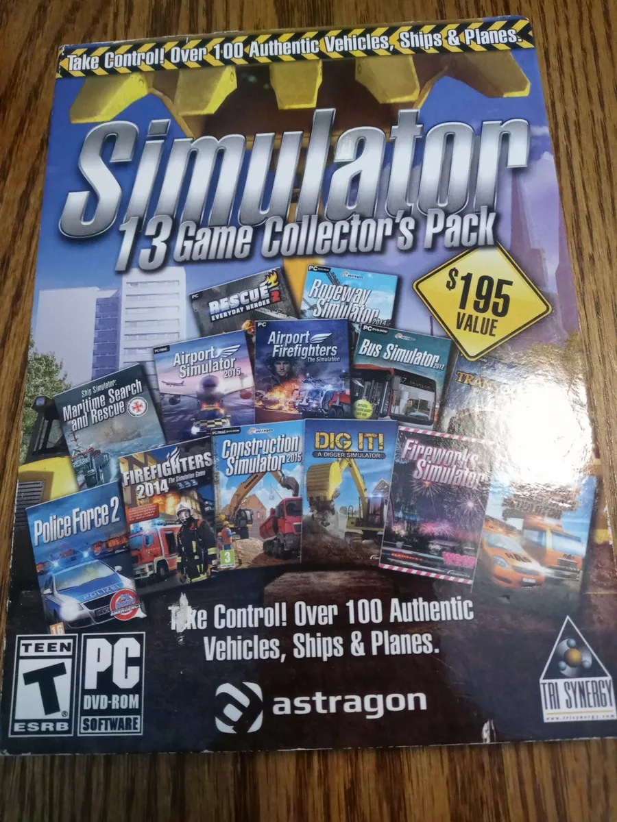 Simulation Game Pack 9-Game Collection (PC CD) 