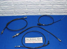 CABLES --- TACH, SPEEDO , CHOKE AND THROTTLE ---- 1980 SUZUKI GS750E MOTORCYCLE