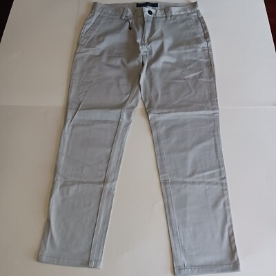 Zara Man Basic Collection Mens Size 31 Gray Chino Pants Dress Pants Gray 