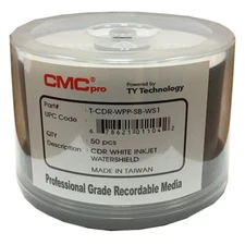 Cmc Pro - Powered By Ty Technology Watershield Glossy White Inkjet Hub Electr...