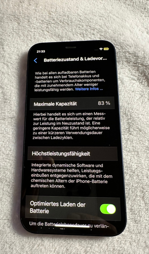Iphone 12 mini Herforagender Zustand (64GB schwarz) - Bild 14 von 17