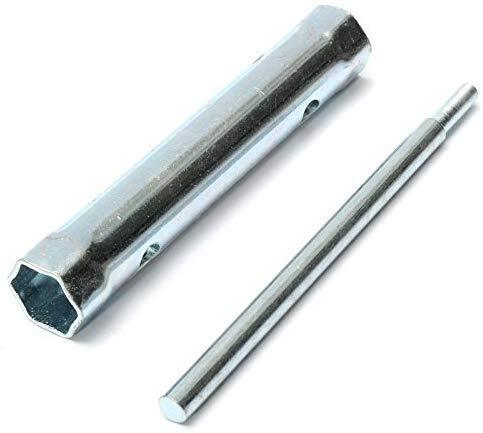 15-teiliges Steckschlüssel-Set Für Rohr & Zündkerzen – 6-37 Mm, Doppelseitig, Mit Drehstangen