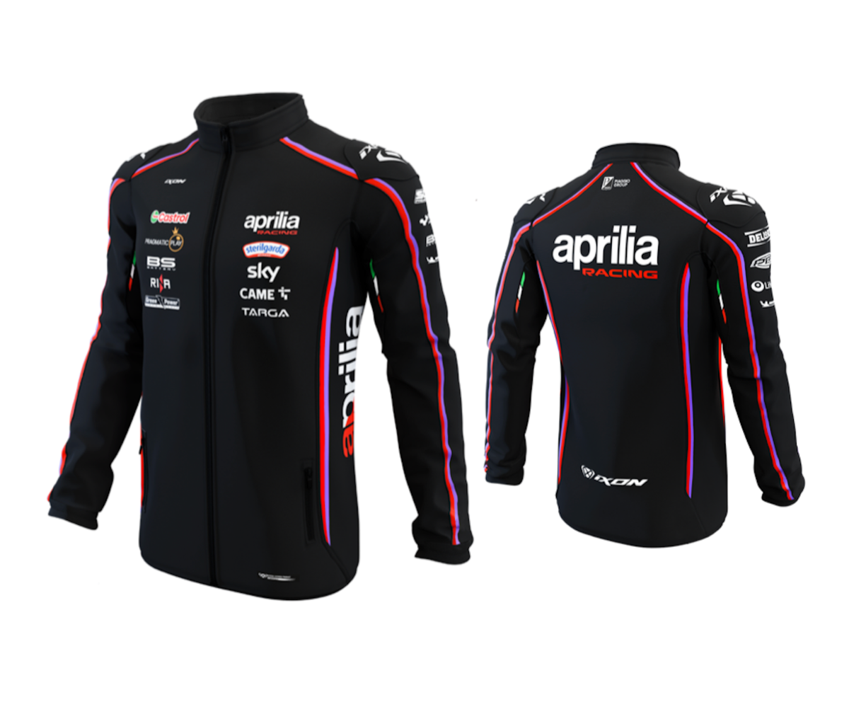 Official Aprilia Racing SF1 Team Black Softshell Jacket 25