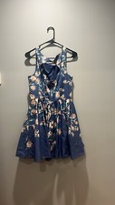 LC Lauren Conrad, Floral Dress above knee. Size 12 With the nice back opening.