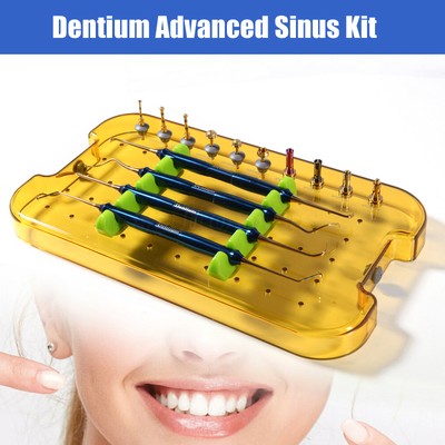 Dental Sinus Lift Implant Dask Drills with Stoppers Elevation Instruments Set