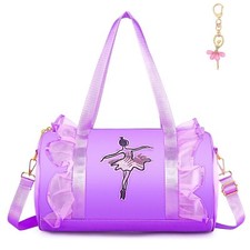 Dorlubel Cute Toddler Ballet Dance Bag for little Girl Tutu Dress Bag with Ke...