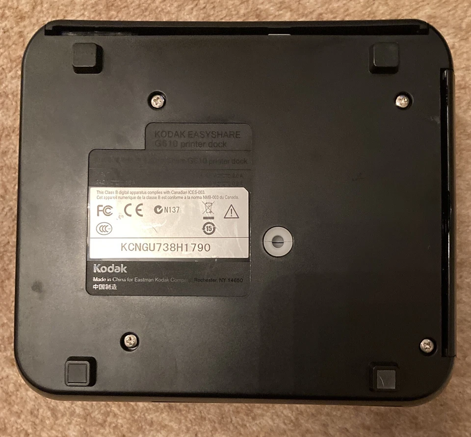 Base Impresora Térmica Kodak EasyShare G610 (SIN CÁMARA) Buen Estado Usada Foto 4 de 4