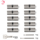 Zylinderschloss gleichschließend Profilzylinder 10x 100 mm 50/50