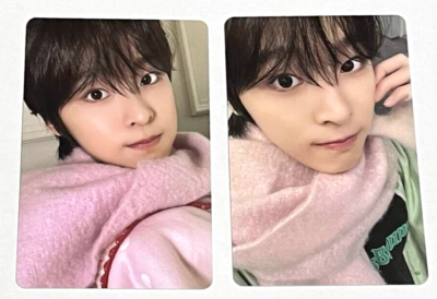 NCT WISH Riku 2024 PINK CHRISTMAS Official Random Photocard Full