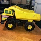 Vintage 1993 Tonka Mighty Diesel Yellow Dump Metal Diecast Truck Made in USA