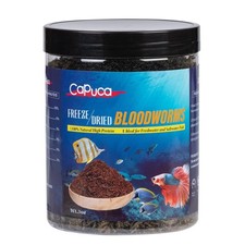 Freeze Dried Blood Worms for Fish Natural High Protein Fish Food,Enhances C...