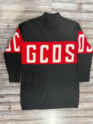 Gcds wear knit Wool sweater size M color black red white