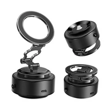  Magnetic Car Phone Holder 105N 360° Electric Magsafe Car Mount Vacuum