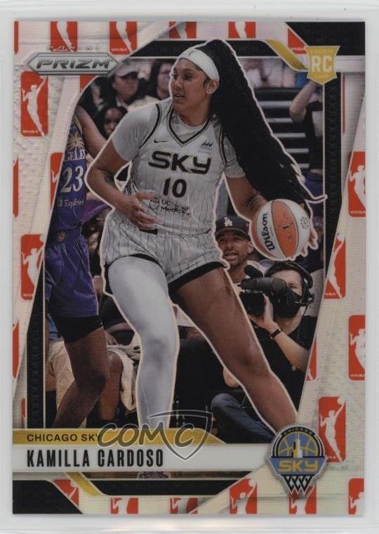 2024 Panini Prizm WNBA WNBA Logo Prizm Kamilla Cardoso #93 Rookie RC i6e