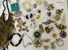 Lot Of Sweet Vintage & New Costume Jewelry, Mystery Rings, Beaded Necklace**