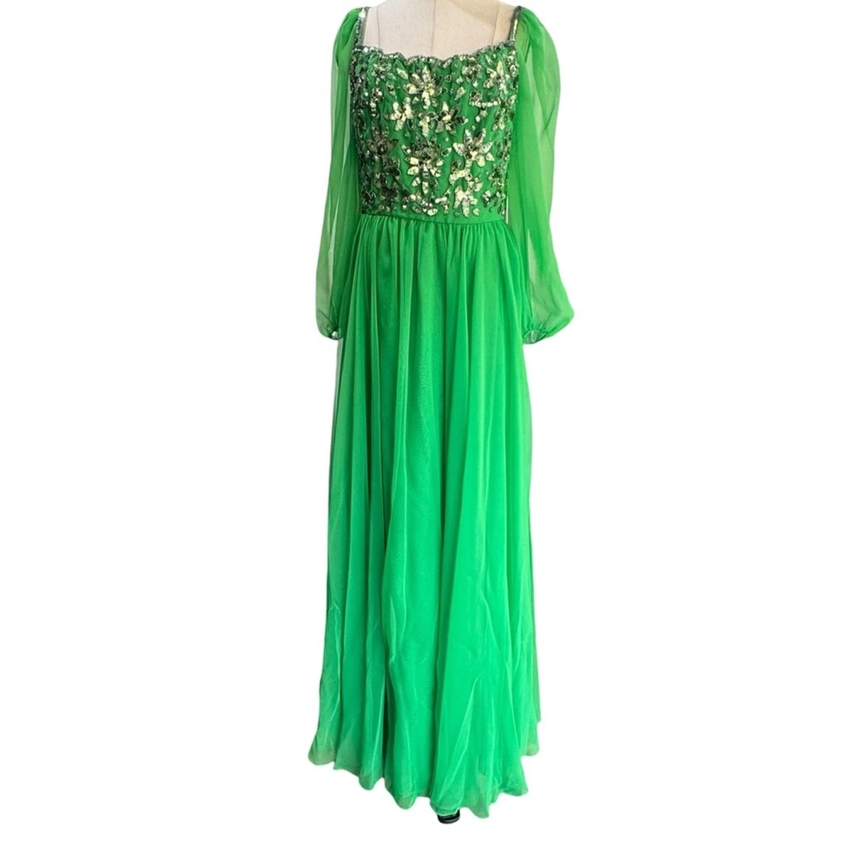 slim fit dress slacks Green Sequin Dress: Women's Christmas Outfits main image 1