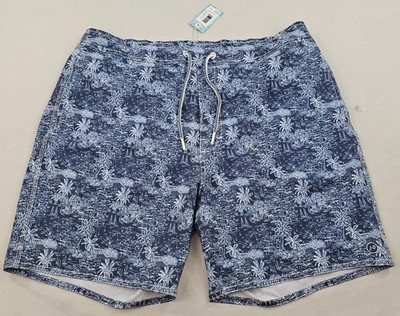 Johnnie-O trunks swimwear mens XL lake blue JMSS2680 limon pockets city palm $89