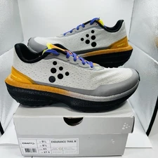 Craft Sportswear Pro Endurance Trail Running Shoes Men's Size US 9.5 Orange Gray