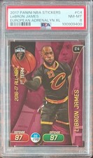 LeBron James 2017 Panini Adrenalyn XL #C4 PSA 8, POP 1 - NO 9's or 10's!!