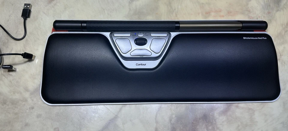 Ratón ergonómico rojo inalámbrico Contour RollerMouse - ¡ULN! Foto 4 de 4