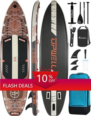 10'6''/11'/11'6'' Inflatable Paddle Board, Stand Up Paddlboard for Youth & Adults