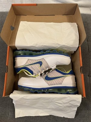 2010 Nike Air Max Azulikeit + Flywire white blue volt size 11 running X-trainers