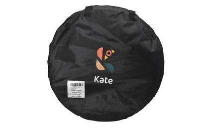 Kate Abstract Ocean Blue /Dark Gray Collapsible Backdrop Photography 5X6.5ft