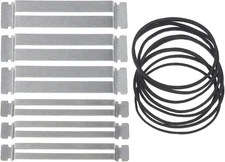 3 Sets Guitar Fret Protector, Jwodo Stainless Steel Narrow and Wide Guards 