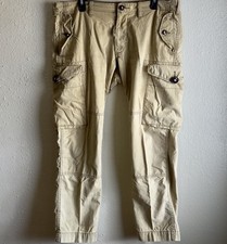 Polo Ralph Lauren Cargo Paratrooper Pants Mens 36x30 Tan Flight Military Surplus