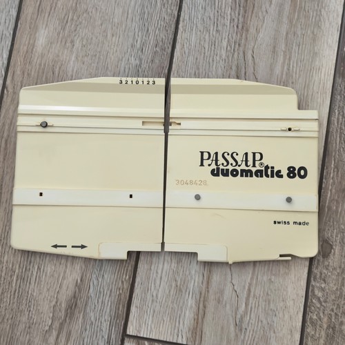 Passap Knitting Machine Duomatic 80 DM80 Front Needle Bed End Covers Read
