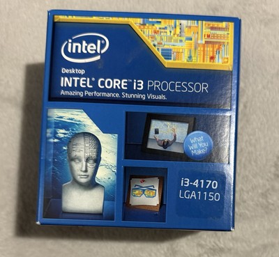 New! Intel Core I3 Processor i3-4170LGA1150 CPU