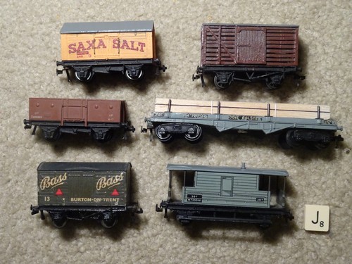 Hornby Dublo x 5 y 1 x Graham Farish 2 vagones de rieles 4665/4640/4610/32045 +2 sin caja | Zustand: Used