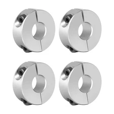 4PCS 13mm Bore Double Split Shaft Collar, Aluminum, 30mm OD, 10mm Thick, Clamp