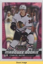 2024-25 O-Pee-Chee Platinum Marquee Rookies Pink Magma Ethan Del Mastro READ nw2