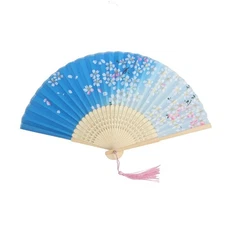 DERAYEE Japanese Folding Fan Sensu Bamboo