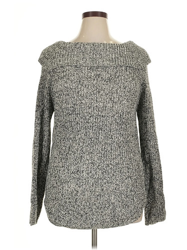 Snails & Cinnamon Women Gray Pullover Sweater XL