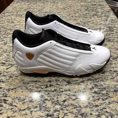 NEW Nike Air Jordan 14 Golf US Open White Copper NBY HV4813 100 Men Size 16