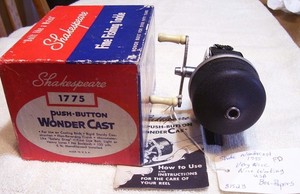 Moulinet De Pêche Vintage Shakespeare Wondercast N°1775 - Années 1950