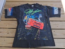 Vtg 1995 Jeff Gordon NASCAR Winston Cup Racing AOP T Shirt  2XL See Measurements