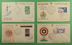 DR WHO 1950s-60s UAR EGYPT 4 FDC R81752