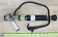 Vintage Used Black Beer Tap Faucet Pump Handle Keg W/ Hose & Nozzle - Untested
