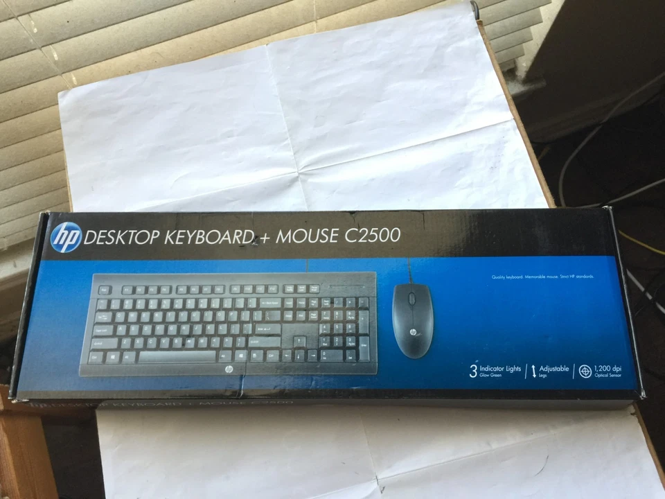HP C2500 USB Keyboard & Mouse Combo - Image 3 of 4