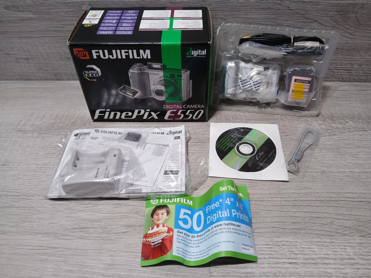 Fujifilm FinePix E550 Digital Cameras 5-6.9 MP Maximum Resolution