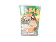 Vintage Babar The Movie VHS 1989 Video Tape - Animated Feature - Rare Release VG
