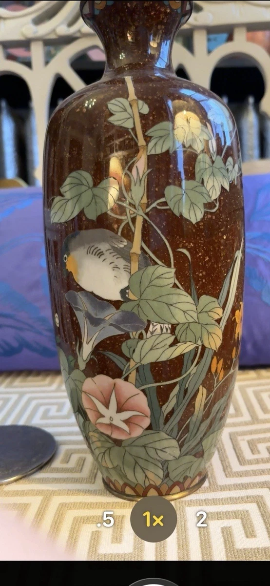 金色日本古董花瓶| eBay